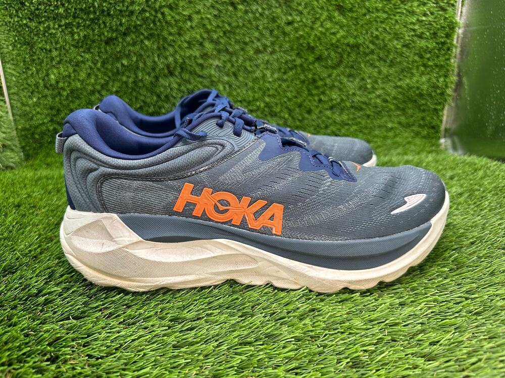 Hoka One One Gaviota 6 1171932-MLFD Athletic Sneaker Mens 11.5D Blue Mesh Sports